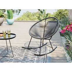 KARE Design Chaise À Bascule Acapulco Noir Clearance