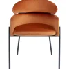 KARE Design Chaise A. Acc. Alexia.Velours Orange Sale