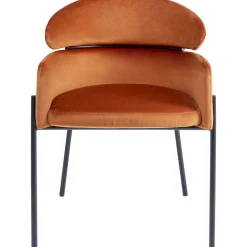 KARE Design Chaise A. Acc. Alexia.Velours Orange Sale