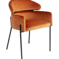 KARE Design Chaise A. Acc. Alexia.Velours Orange Sale