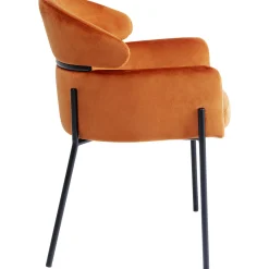 KARE Design Chaise A. Acc. Alexia.Velours Orange Sale