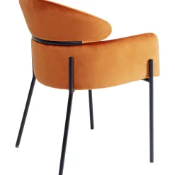 KARE Design Chaise A. Acc. Alexia.Velours Orange Sale