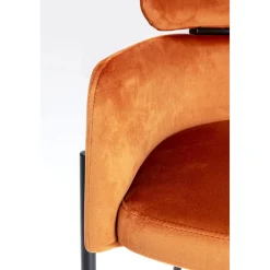 KARE Design Chaise A. Acc. Alexia.Velours Orange Sale