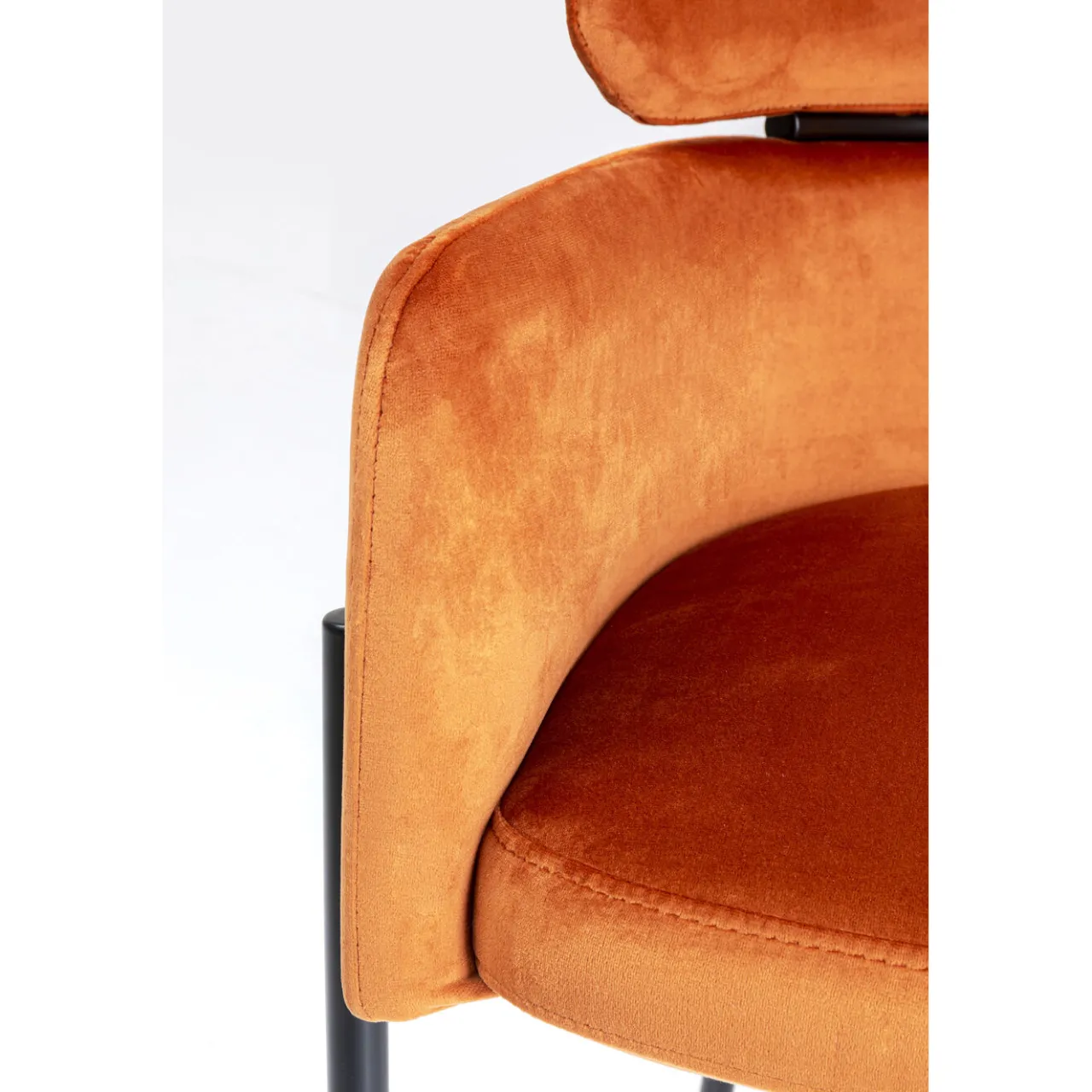 KARE Design Chaise A. Acc. Alexia.Velours Orange Sale
