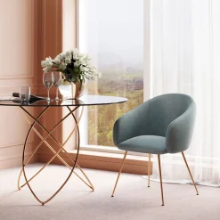 KARE Design Chaise A. Acc. Lorena Turquoise Clearance
