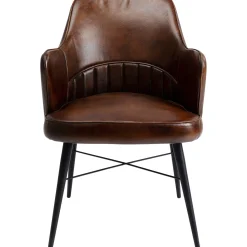 KARE Design Chaise A. Acc. Rumba.Cuir Marron Sale