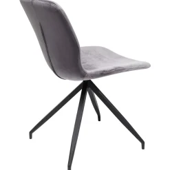 KARE Design Chaise Butterfly Gris Fonce