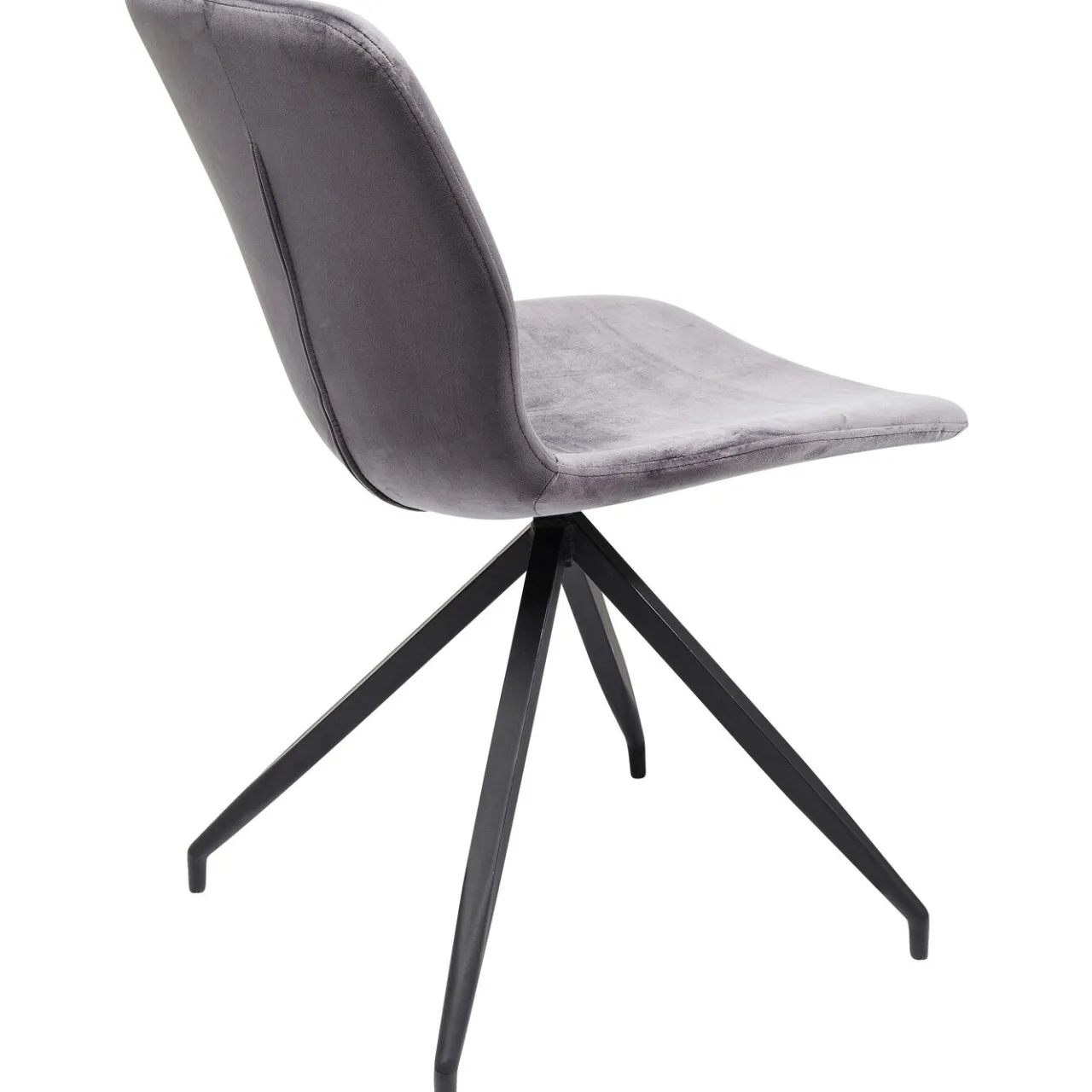 KARE Design Chaise Butterfly Gris Fonce