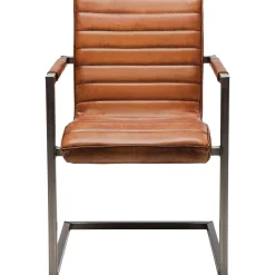 KARE Design Chaise Cantilever Riffle Buffalo Marron Hot