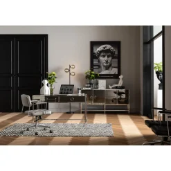 KARE Design Chaise De Bureau Pivotante Dottore Gris Online