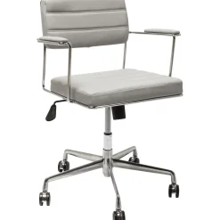 KARE Design Chaise De Bureau Pivotante Dottore Gris Online
