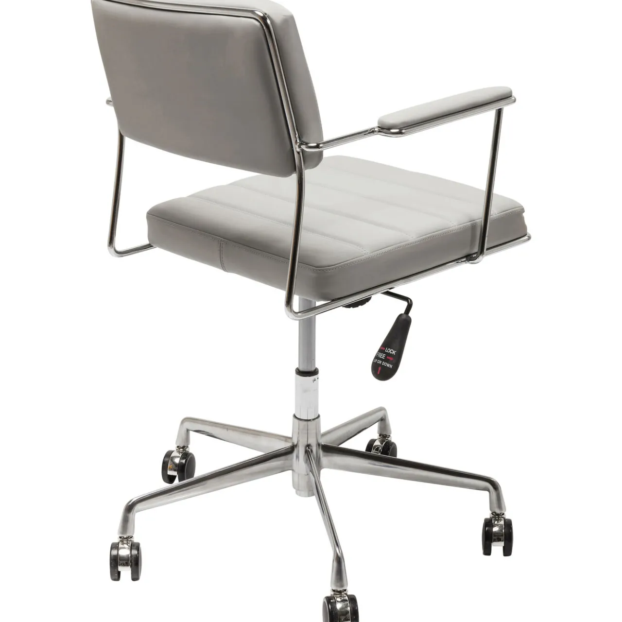 KARE Design Chaise De Bureau Pivotante Dottore Gris Online