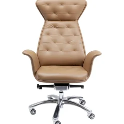 KARE Design Chaise De Bureau Pivotante Brady Argente Hot
