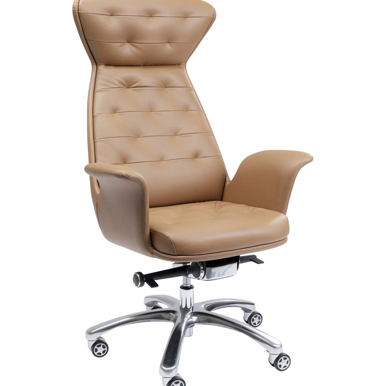 KARE Design Chaise De Bureau Pivotante Brady Argente Hot