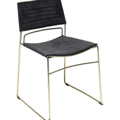 KARE Design Chaise Hugo Noir/Dore Best