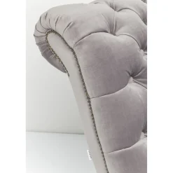 KARE Design Chaise Longue Desire Velours Argente Sale