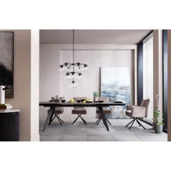 KARE Design Chaise Pivotante A. Acc. Chelsea Gris New