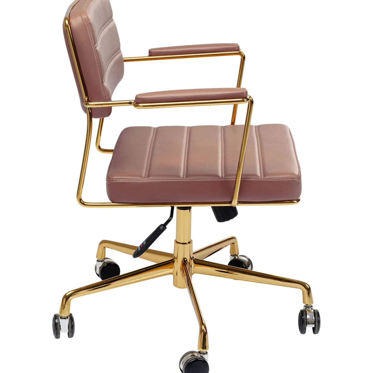 KARE Design Chaise Pivotante De Bureau Dottore Marron Discount