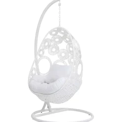 KARE Design Chaise Suspendue Ibiza Blanc Discount