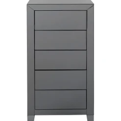 KARE Design Commode Haute Luxury Push 5 Tiroirs Gris Sale