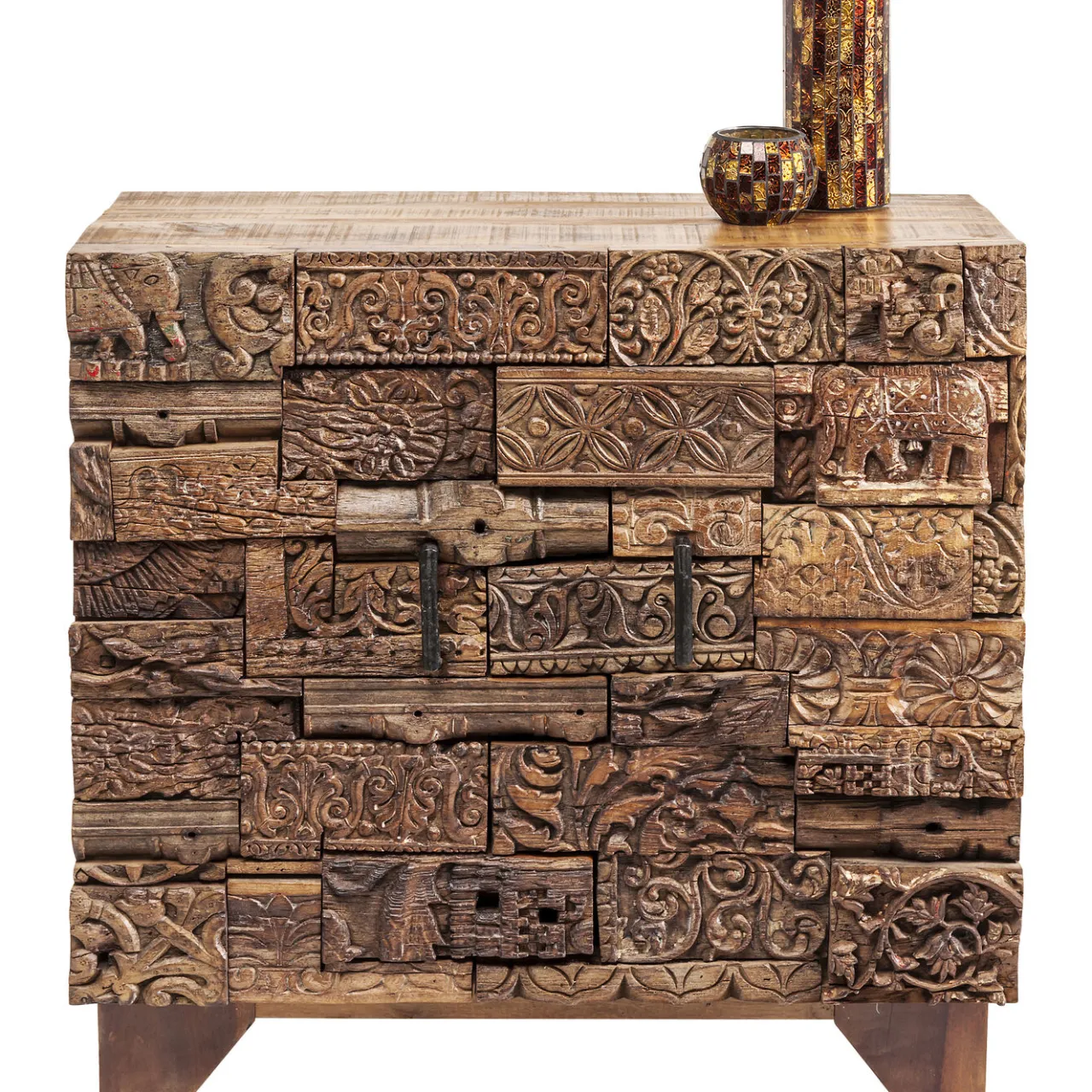 KARE Design Commode Shanti Puzzle Surprise Nature Hot