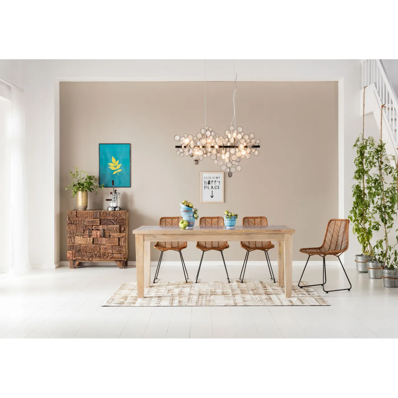 KARE Design Commode Shanti Puzzle Surprise Nature Hot