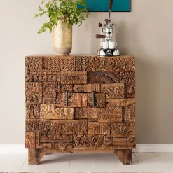 KARE Design Commode Shanti Puzzle Surprise Nature Hot