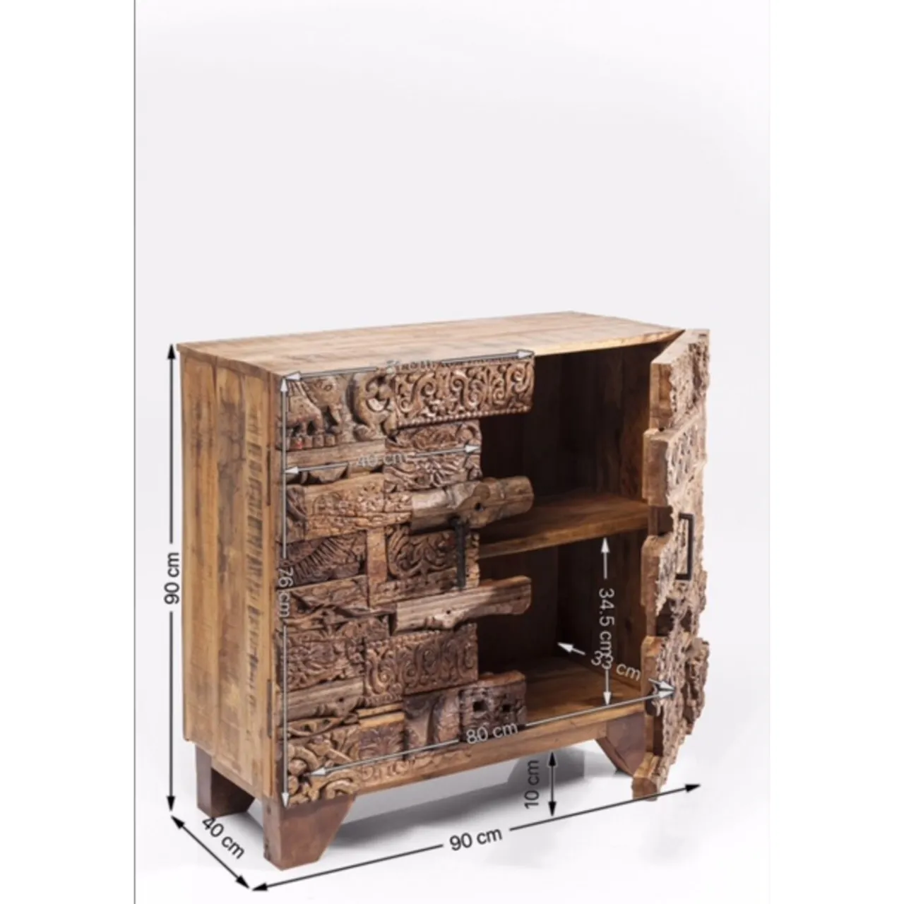 KARE Design Commode Shanti Puzzle Surprise Nature Hot