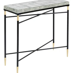 KARE Design Console Iceline Noir 82X76Cm Hot