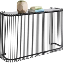 KARE Design Console Wire Noir 142X89Cm Outlet
