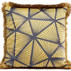 KARE Design Coussin Abstract Fringe 45X45Cm Hot