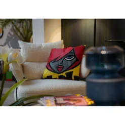 KARE Design Coussin Betty Red Hair 40X40Cm New