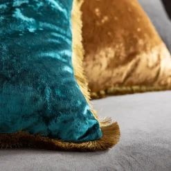 KARE Design Coussin Cannes Petrole 45X45Cm Discount
