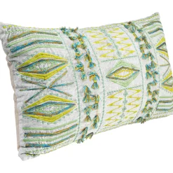 KARE Design Coussin Desna Patchwork Vert 60X35Cm Best