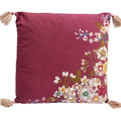 KARE Design Coussin Embroidery Blossom 50X50Cm Online