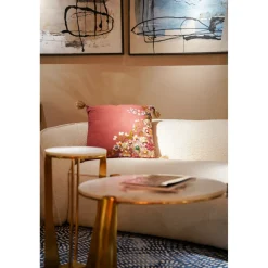 KARE Design Coussin Embroidery Blossom 50X50Cm Online