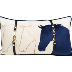 KARE Design Coussin Horsefaces 28X50Cm New
