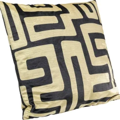 KARE Design Coussin Labyrinth Noir 45X45Cm Clearance