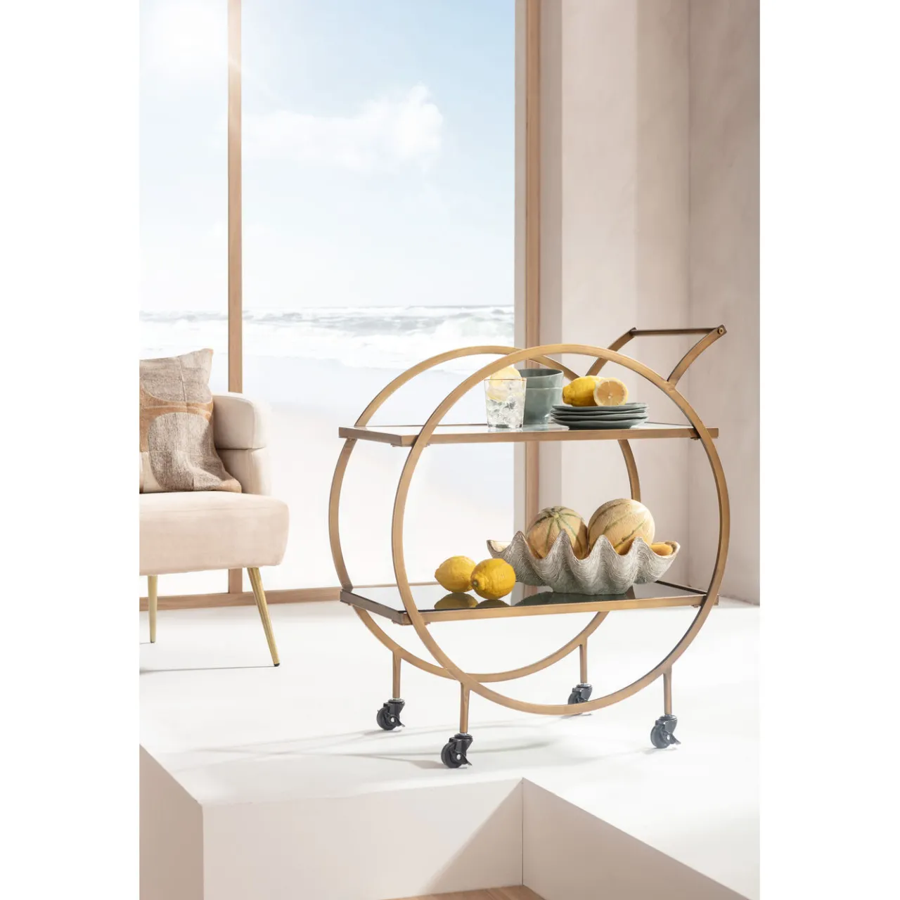 KARE Design Desserte Loft Laiton Best