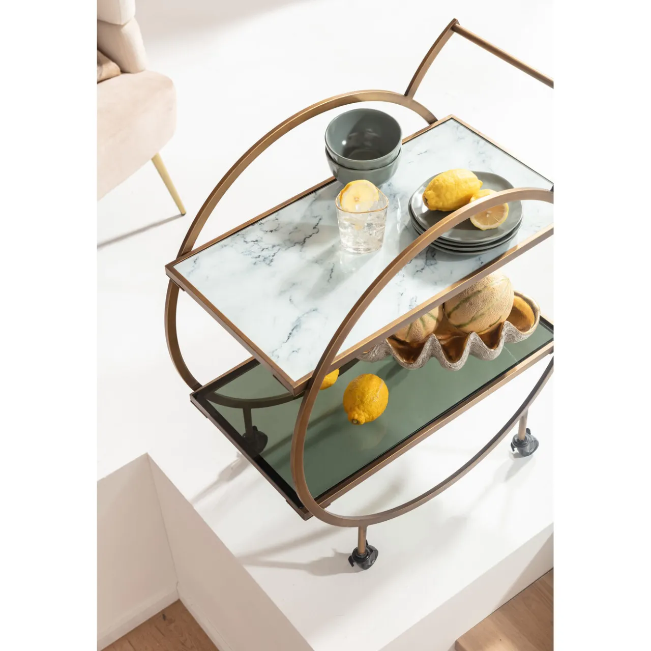 KARE Design Desserte Loft Laiton Best
