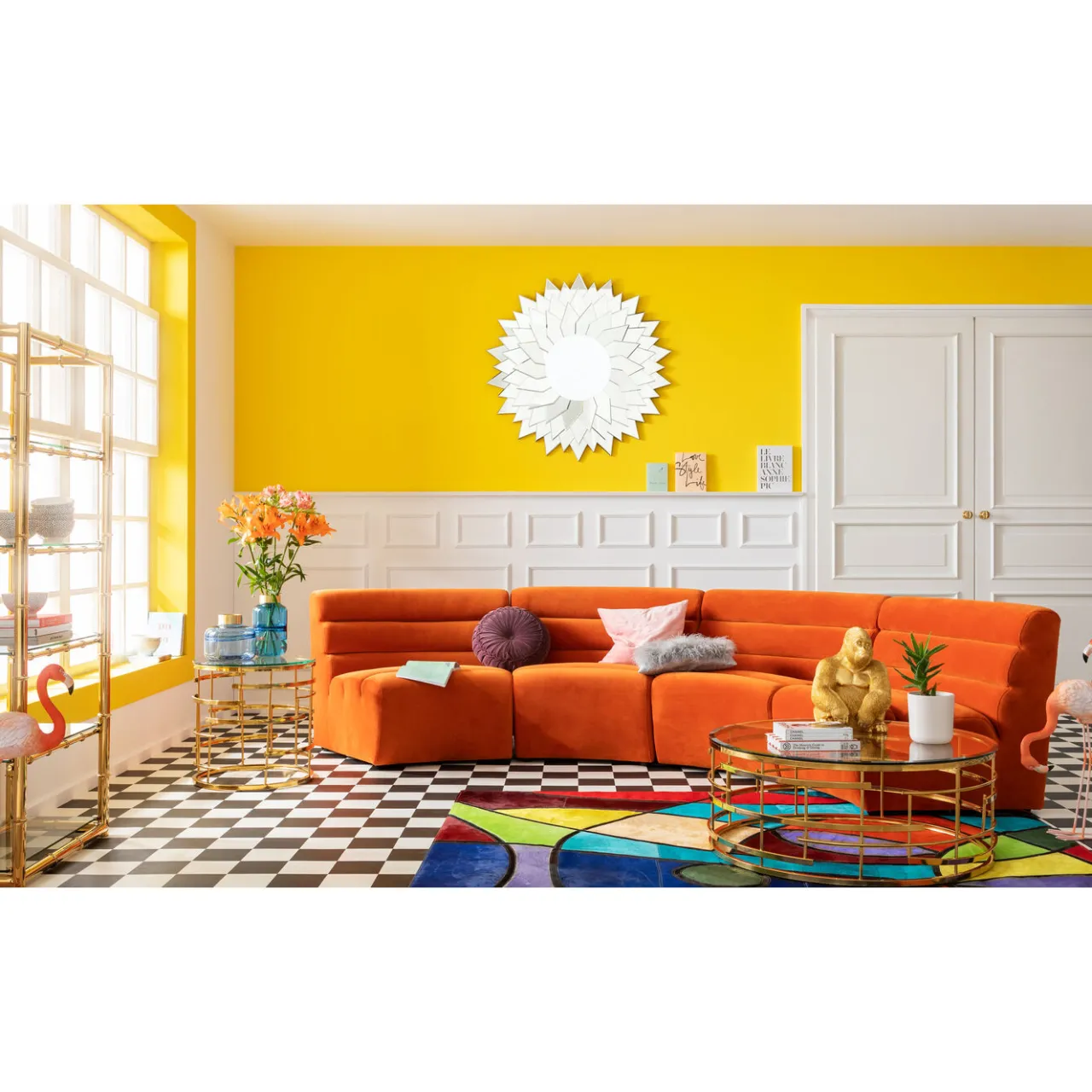KARE Design Element D Assise Wave Orange Online