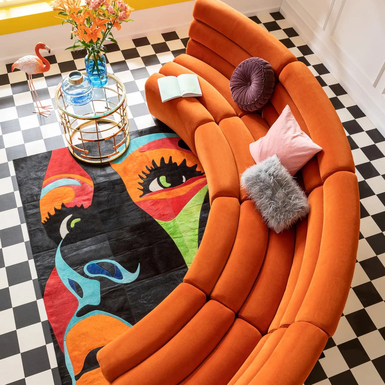 KARE Design Element D Assise Wave Orange Online