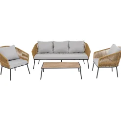 KARE Design Ensemble De Sieges Elba Nature Cinque (4-Pcs) New