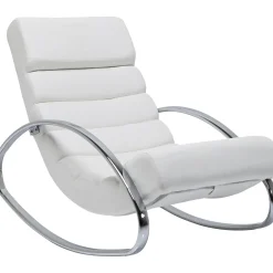 KARE Design Fauteuil À Bascule Manhattan Blanc Sale