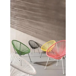 KARE Design Fauteuil Acapulco Blanc