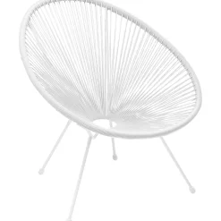KARE Design Fauteuil Acapulco Blanc