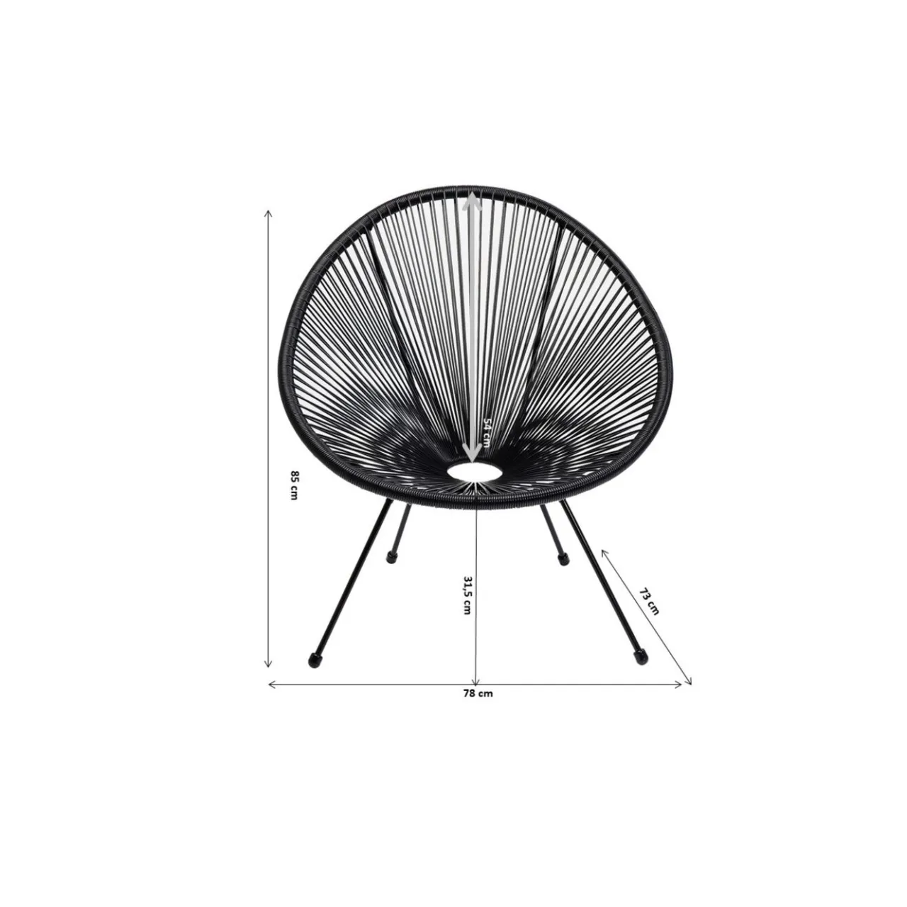 KARE Design Fauteuil Acapulco Turquoise Sale