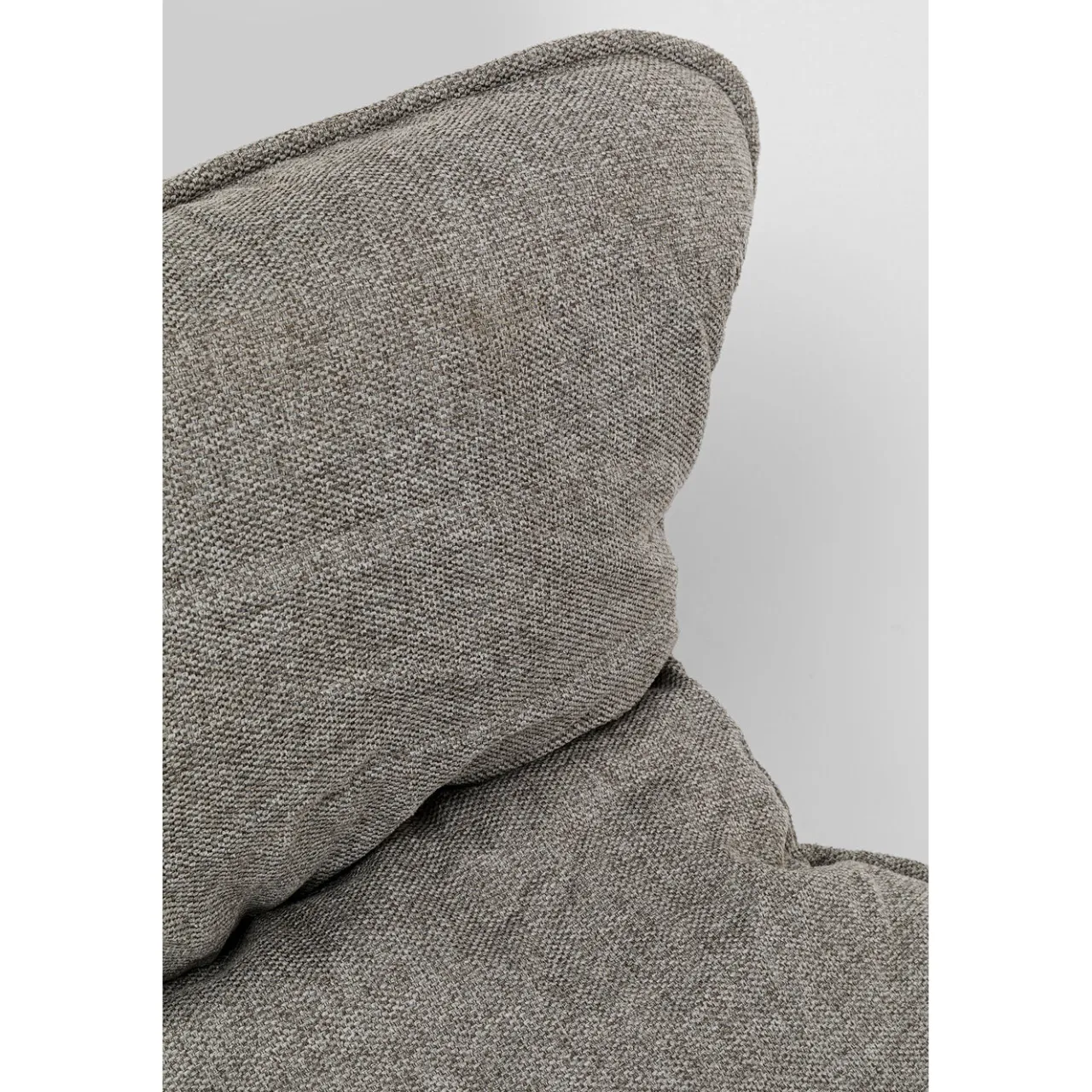 KARE Design Fauteuil Avec Repose-Pied Snuggle Gris (2/Parts) Outlet