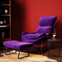 KARE Design Fauteuil Avec Tabouret Snuggle (2/Parts) Outlet