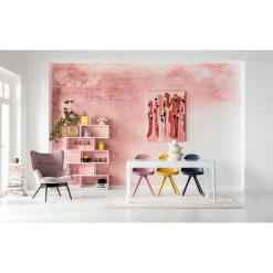 KARE Design Fauteuil Black Vicky Velours Rose Outlet